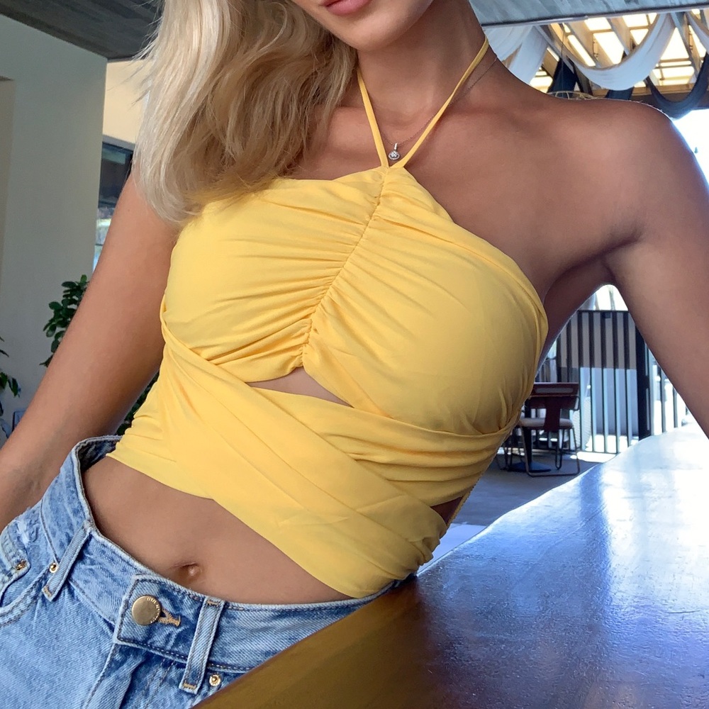 Superdown halter top XXS new with tags